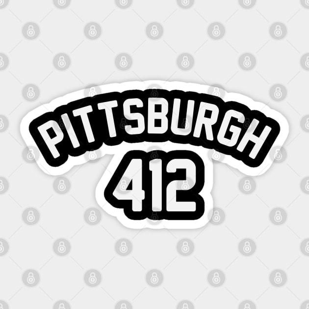 Pittsburgh 412 Sticker by Venus Complete